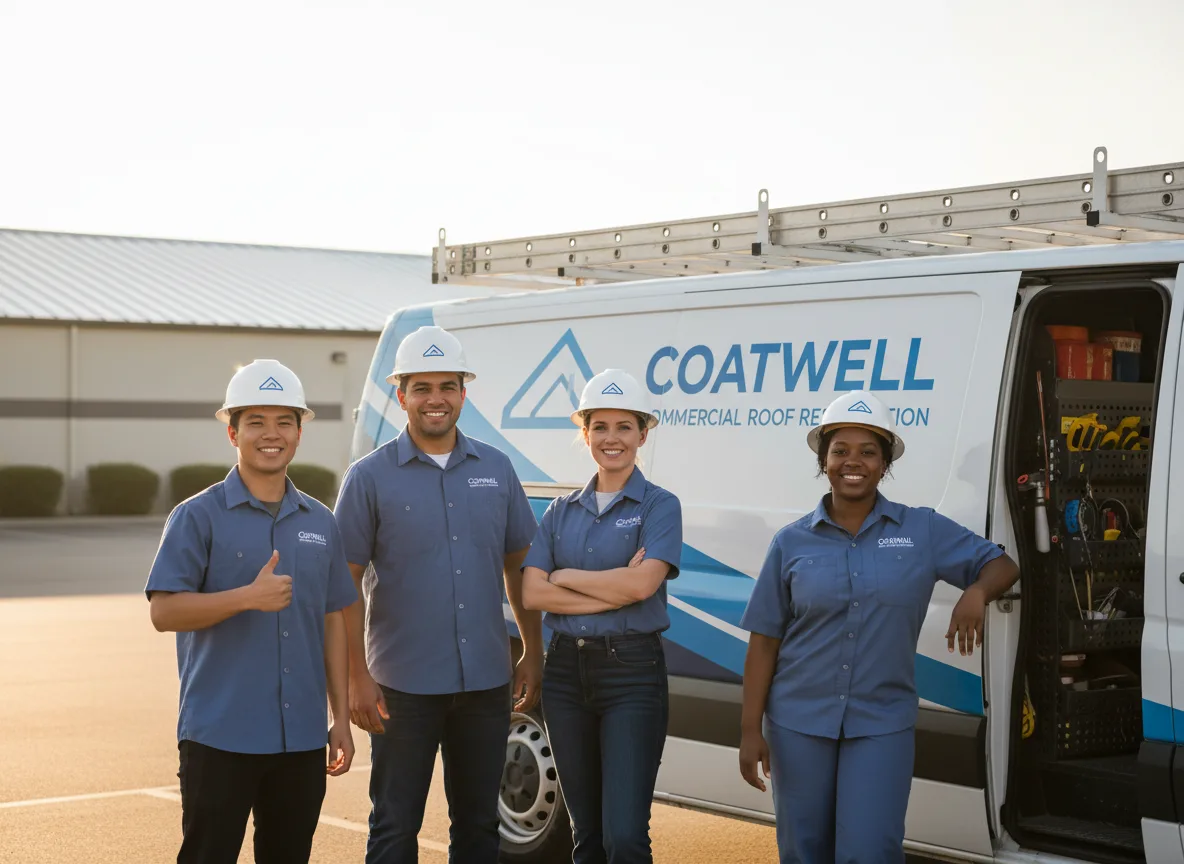 Commercial roof coating company in Cruger, MS